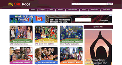 Desktop Screenshot of myuaepage.com